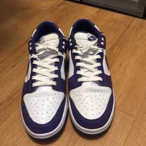 Size 13 Nike Dunk Low Court Purple